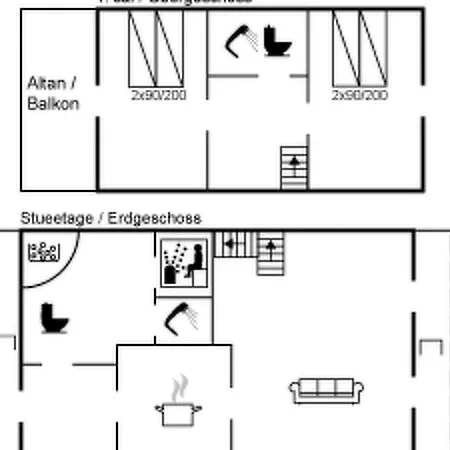 Apartmán Apartment Vinny - 1-2Km From The Sea By Interhome Blåvand